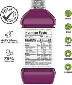 img 2 attached to 🍇 Boosted Natural Hydration: Kinderlyte Advanced Electrolyte Drinks with 33% Extra Electrolytes and PreMax Prebiotic (Wild Berry, 6-Pack)