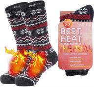 cozy up to winter with sunew unisex warm thermal socks: insulated, heated, and heavily cushioned! логотип