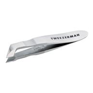 🔪 tweezerman men's mini hangnail squeeze snip nipper: convenient silver tool for tackling hangnails logo