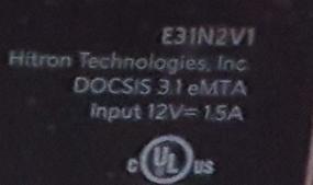img 1 attached to Hitron Docsis Internet Wireless E31N2V1