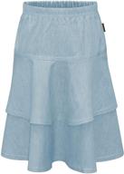 👚 stylish stonewash girls' clothing: babyo lightweight layered length logo