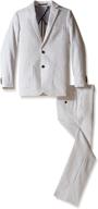 timeless style: discover the isaac mizrahi boys' solid linen suit logo