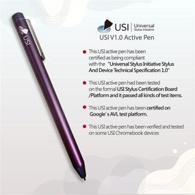 img 3 attached to 🖋️ Highly-Compatible iPlume USI Stylus: Perfect for Chromebook Lenovo Flex 5 13'', Duet, HP Chromebook x360 14c/12b, ASUS Chromebook C436, and Samsung Galaxy Chromebook 2