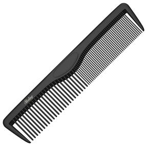 img 3 attached to 🔥 Professional 5 Inch Carbon Fiber Hair Comb Set – Anti-Static, Heat Resistant Travel Combs for Men’s Beard and Styling – Fine and Wide Tooth Pocket Combs (2 Pack)