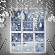 lskoo christmas snowflake hanging decorations logo
