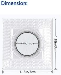 img 3 attached to 30 Pairs Concealed Sew-in Magnetic Snaps for Handbags, Invisible PVC 🔒 Hidden Fastener Closure, Magnets for Clothing Clasps, DIY Craft Sewing Tools (1.18 Inches)