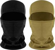 🧣 adjustable windproof uv protection balaclava face mask hood logo