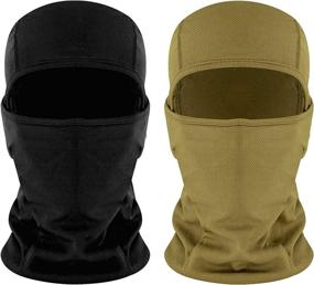 img 4 attached to 🧣 Adjustable Windproof UV Protection Balaclava Face Mask Hood