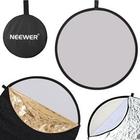 img 3 attached to 📸 Neewer 11.8 inches/30 Centimeters Portable 5-in-1 Reflector Kit: Translucent, Silver, Gold, White, and Black Multi Disc Light Reflector for Photography in Studio or Any Situation