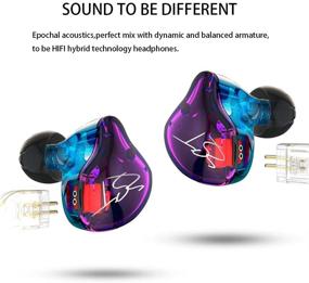 img 3 attached to KZ ZST Pro 1BA 1DD In-Ear наушники: четкий HiFi мониторные наушники для музыки, игр и спорта.