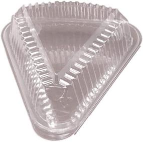 img 1 attached to 🍰 Premium Pack of 25 Mr Miracle Cheesecake Wedge Containers - Clear & Hinged Plastic Design