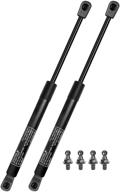 enhanced shock absorption: set of 2 front bonnet hood lift support struts gas spring for lexus gs300 gs400 gs430 logo