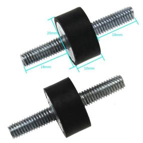 img 2 attached to Vibration Rubber Bobbin Mounts 20X10MM