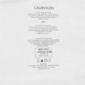 img 2 attached to Calvin Klein Home Modern Cotton King White Duvet Cover