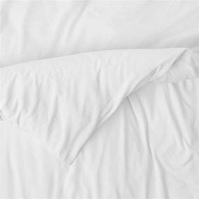 img 1 attached to Calvin Klein Home Modern Cotton King White Duvet Cover