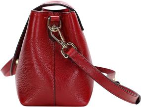 img 1 attached to PIJUSHI Leaf Clutch Purse for Women - Designer Crossbody Bag and Shoulder Handbag for Ladies