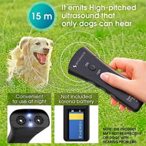 img 2 attached to 🐶 STÙNICK Sonic Repellent: Handheld Anti Barking Device & Ultrasonic Dog Bark Repellent Training - Silent Commands, Distracts Attention, Calm Audible Deterrent