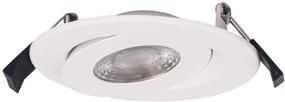 img 1 attached to WAC Lighting Adjustable Recessed LED Downlight R4ERAR-W930-WT