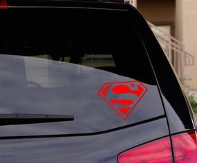 img 2 attached to Superman Decal Sticker Window Laptop