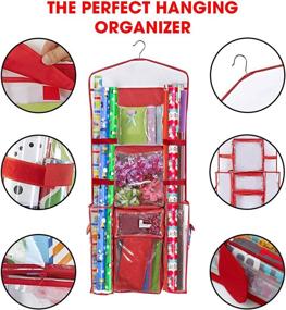 img 2 attached to Hanging Wrapping Organizer Multiple Organize