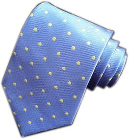 img 4 attached to 👔 Secdtie Polka Jacquard Tie: Perfect for Weddings and Business Attire