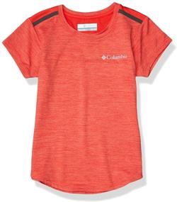 img 2 attached to 👕 Comfortable and Stylish: Columbia Girls' and Toddlers' Tech Trek Short Sleeve Tee - A Perfect Pick for Active Days