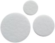 yycraft pack of 300 thick stiff 🎯 white felt circle applique - available in 3 sizes logo
