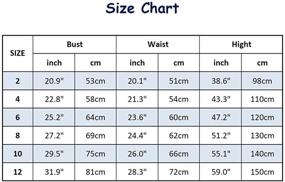 img 1 attached to 👗 Stylish and Elegant Sleeves Birthday Wedding Communion Dresses for Girls' Clothing