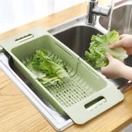 minesign collapsible colander vegetables adjustable logo