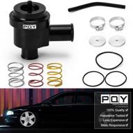 🚀 pqy 1.8t 2.7t precision-machined diverter valve for vw &amp; audi mk4, b6, b5, c5 1998-2005 - black logo