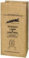 ampac paper lawn refuse 🌿 bags (5-pack): enhance your garden waste management logo