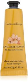 img 2 attached to 🍑 Crabtree &amp; Evelyn Ultra-Moisturising Hand Therapy, English Honey Peach Blossom, 0.9 oz