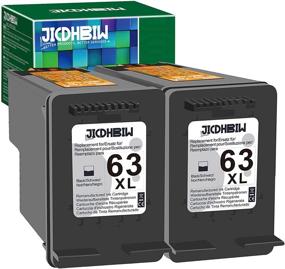 img 4 attached to 🖨️ JICDHBIW HP 63XL 63 XL Black Remanufactured Ink Cartridge (2 Pack) – Compatible with DeskJet 3637 3636 3630 1111 1112 3632, Envy 4520 3634, OfficeJet 3830 5258 5255 4652 4650 4655 5252 Printer