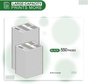 img 2 attached to 🖨️ JICDHBIW HP 63XL 63 XL Black Remanufactured Ink Cartridge (2 Pack) – Compatible with DeskJet 3637 3636 3630 1111 1112 3632, Envy 4520 3634, OfficeJet 3830 5258 5255 4652 4650 4655 5252 Printer