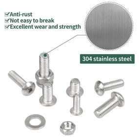 img 3 attached to 🔩 620PCS Nuts and Bolts Assortment Kit, 304 Stainless Steel M3 M4 M5 M6 Hex Socket Head Cap Machine Screws with 3L-Handle Hex Wrenches