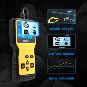 img 1 attached to ATDIAG OBD2 Scanner: Enhanced Universal Car Code Reader - Diagnostic Scan Tool for All OBD II Protocol Vehicles Since 1996