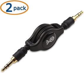 img 3 attached to 🔌 Cable Matters 2-Pack Gold-Plated Retractable Aux Cable - 2.5ft - Enhanced SEO