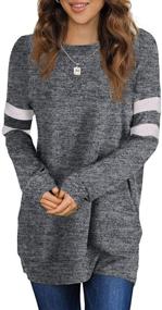 img 4 attached to 👚 Trendy Women's Sweaters: Stylish Tunic Tops Perfectly Paired with Leggings