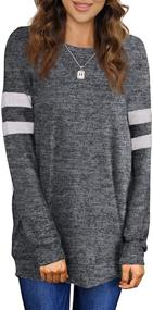 img 3 attached to 👚 Trendy Women's Sweaters: Stylish Tunic Tops Perfectly Paired with Leggings