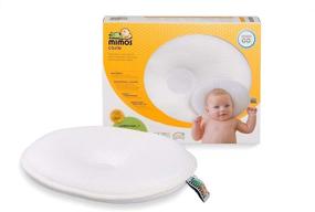 img 4 attached to MIMOS Baby Pillow New (S) - TUV Certified Air Flow Safety Pillow for 36-46 cm Head Circumference Babies.