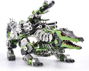 img 4 attached to 🐊 Building Hobbies: Mechanical Crocodile Creation Set