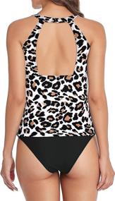 img 2 attached to Mycoco Tankini Swimsuits Control Bathing