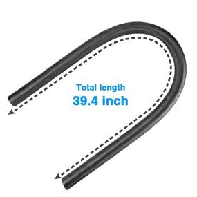 img 2 attached to 🔥 Heatless Curling Rod Headband for TikTok, Sleep-In Hair Curlers for Long Hair, Soft Heatless Hair Curlers Headband, Curl Former Waves Sleep Styler Rods (Black)