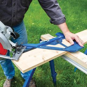 img 2 attached to 🔵 Kreg KMA4000-E Portable Crosscut in Vibrant Blue: A Must-Have Tool for Precision Cuts