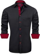 j.ver men's wrinkle-free stretch dress shirt with long sleeves and regular fit logo