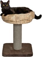 🐱 stylish and durable midwest cat tree with removable bed and sisal fabric scratching posts for easy cleaning - includes 1-year manufacturer's warranty logo