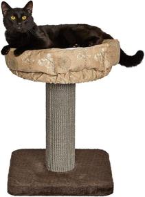 img 4 attached to 🐱 Stylish and Durable MidWest Cat Tree with Removable Bed and Sisal Fabric Scratching Posts for Easy Cleaning - Includes 1-Year Manufacturer's Warranty