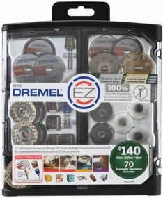 img 4 attached to 🔧 Dremel EZ725 70-Piece All Purpose Accessory Set