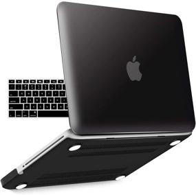 img 4 attached to 📱 IBENZER MacBook Pro 13 Inch Case A1278 (2012-2008 Release), Black Plastic Hard Shell Case & Keyboard Cover for Apple Old Version Mac Pro 13 with CD-ROM