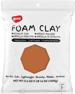 🎨 bohs brown squishy slime and foam clay, air dry, 1.1 pound/500g - ideal for school art projects & crafts logo